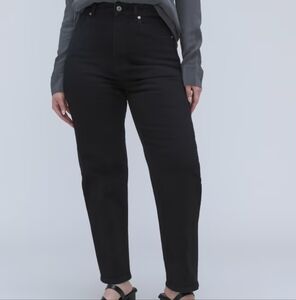 Everlane Way-High Hourglass Jean, wide leg & high waist, size 35, 27.5 inseam